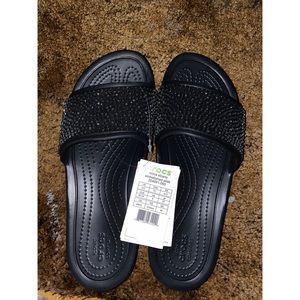 Women’s Croc’s Sloane Embellished Slides